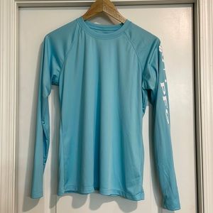 Women’s Columbia PFG long sleeve blue shirt! Beautiful color!!!